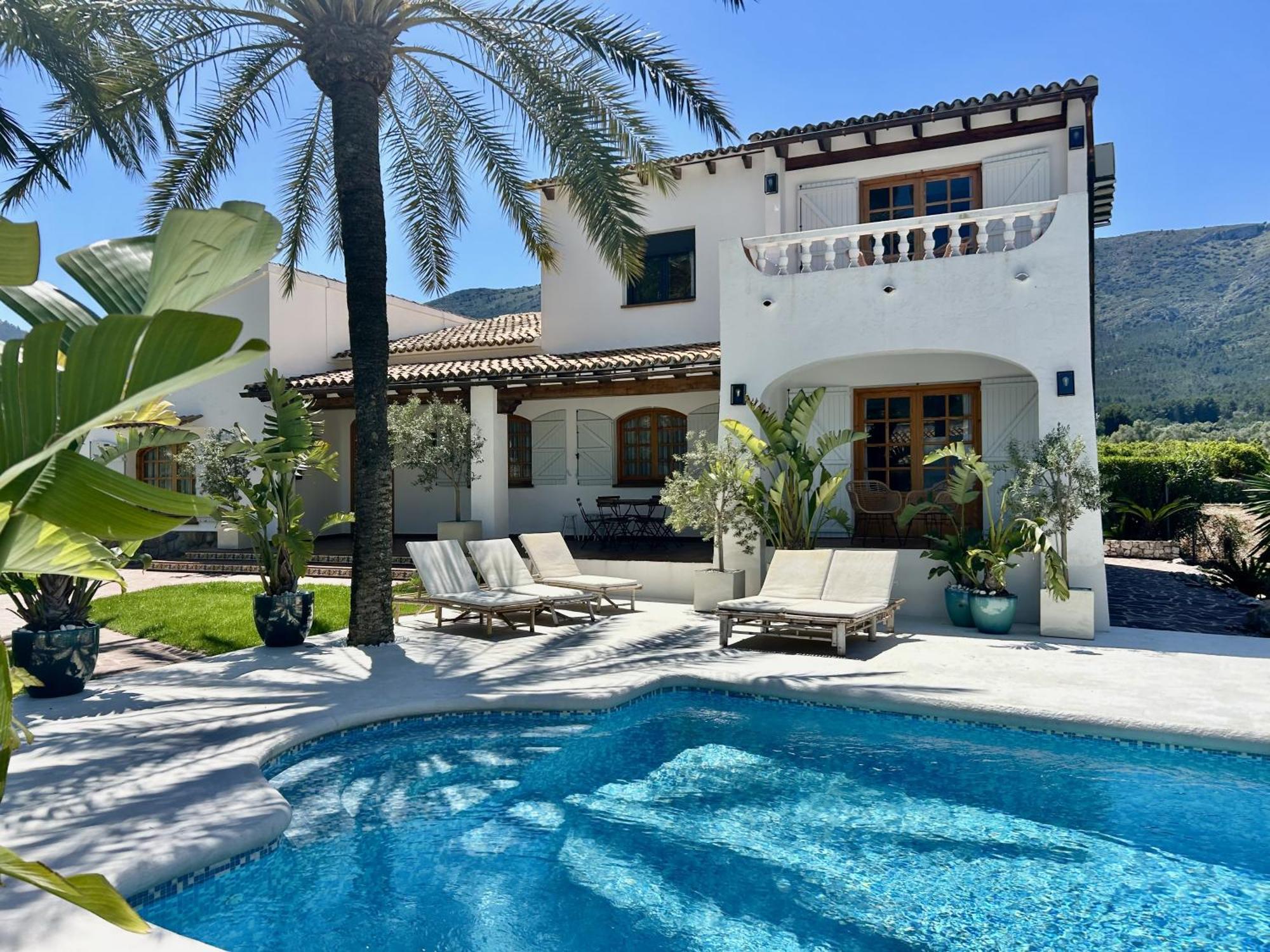 Villa Enri Villa Y Casita Con Piscina Y Jacuzzi Parcent Bagian luar foto